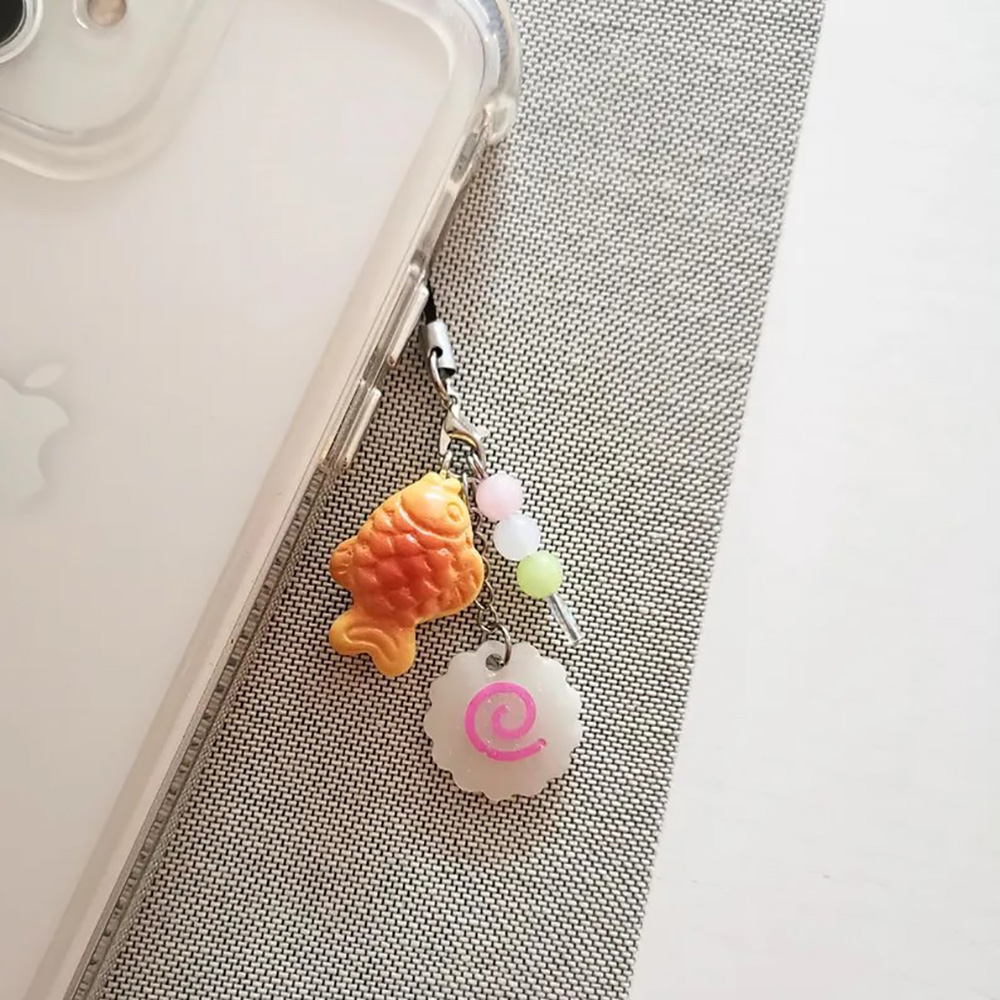 Tteokbokki Rice Cake - Cute Japanese Street Food Phone Lanyard