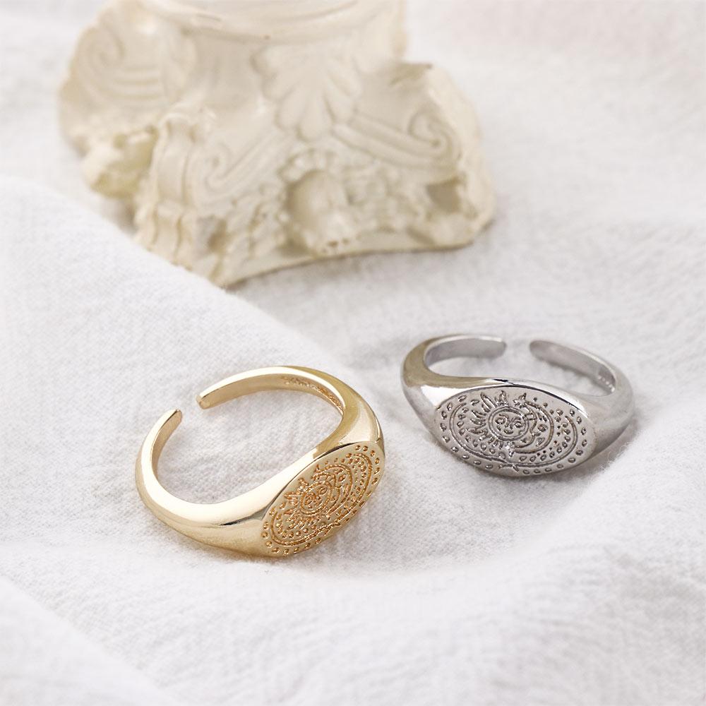 Minimalist Sun Moon Pattern Ri - Korean Daily Lifestyle review and price