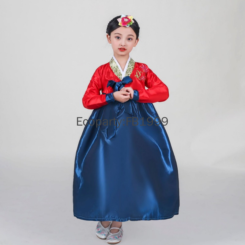 4 Colors Girls Hanbok Dress Ko - Korean Lifestyle review and price