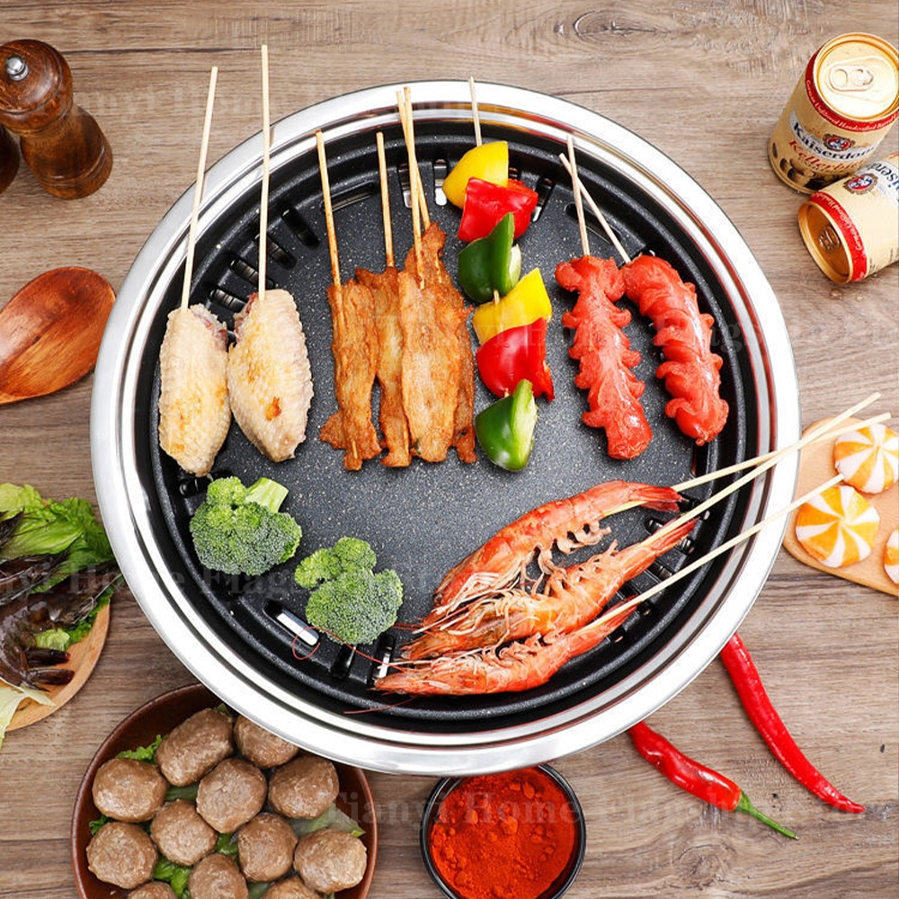Stainless Steel Charcoal Grill - Korean Bbq Grill review and price
