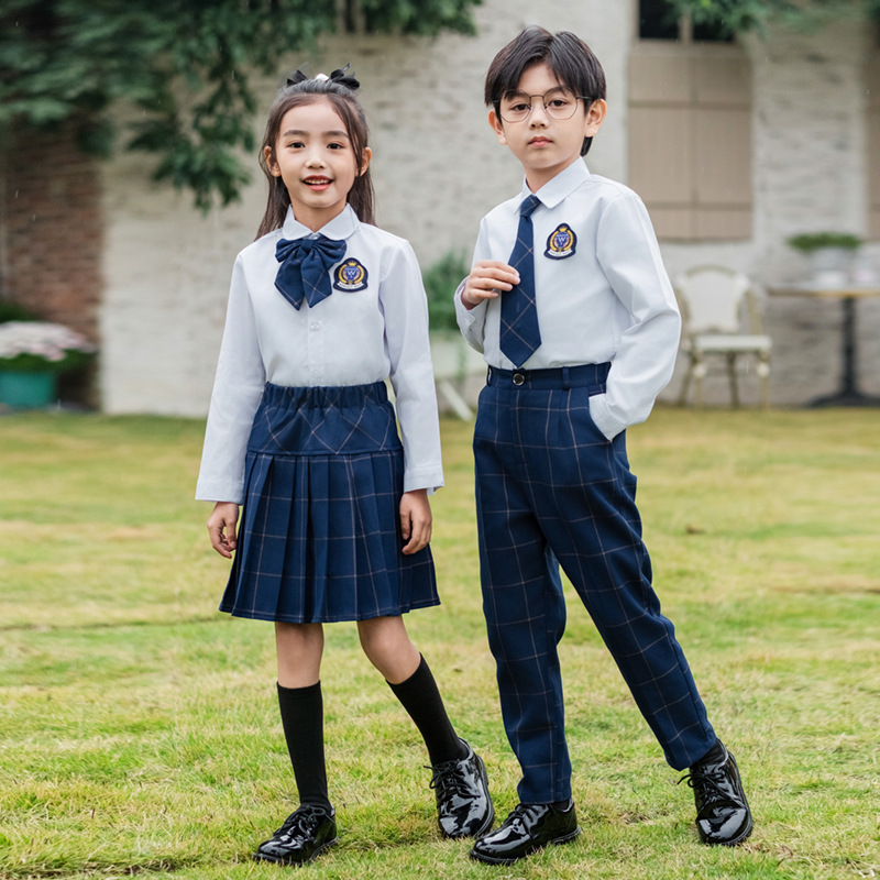 Kids British Plaid Vest Shirt  - Korean Lifestyle review and price