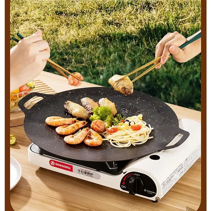 Thin Korean Grill Pan,Round BB - Korean Bbq Grill review and price